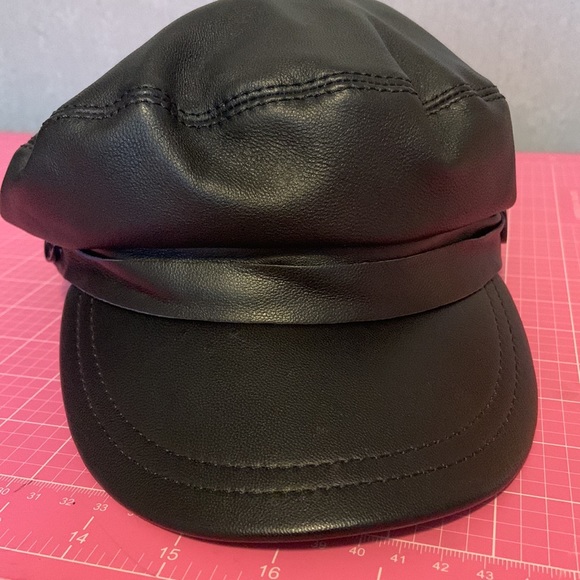 Leather Brando Hat black size s/m - Picture 7 of 13